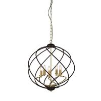 Searchlight Design hanglampFlow Ø 60cm - 1805-5BK - thumbnail