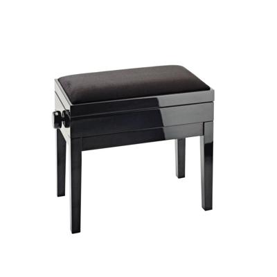 Konig & Meyer 13950 pianobank hooggl. zwart (velvet zw. zitting)