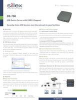 Silex Technology DS-700 Netwerkprintserver Gigabit-LAN (1 Gbit/s) - thumbnail