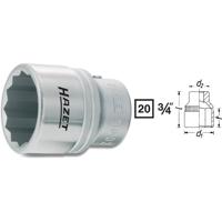 HAZET Dopsleutel 1000Z-32 · 3/4 inch (20 mm) vierkant hol · Buitentwaalfkant profiel · SW 32 mm - thumbnail