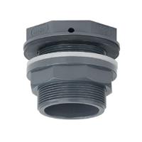 Europond Tankdoorvoer 32mm voor Vijvers - Vlakke Uitlaat, Hoge Druk PVC, Zoet- & Zoutwaterbestendig - thumbnail