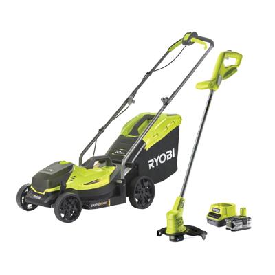 Ryobi RLM1833BLT1825M | ONE+ 18V Accu 33cm Grasmaaier & 25cm Grastrimmer kit (incl. 1x4.0Ah accu) - 5133004451