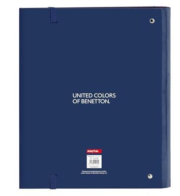 Ringmap Benetton Cool Marineblauw 27 x 32 x 3.5 cm