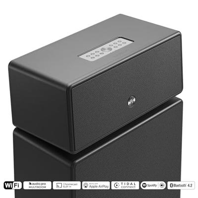 Audio Pro Drumfire II Smart Multiroom Wifi speaker Zwart - thumbnail