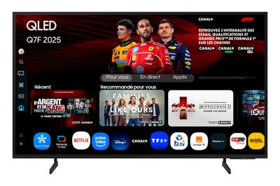 Samsung QE43Q72F - QLED TV 43 (109 cm) - 4K UHD 3840x2160 - HDR10+ - Smart TV - Gaming Hub - 3xHDMI - WiFi Samsung QE43Q72F - QLED TV 43 (109 cm) - 4K UHD 3840x2160 - HDR10+ - Smart TV - Gaming Hub - 3xHDMI - WiFi