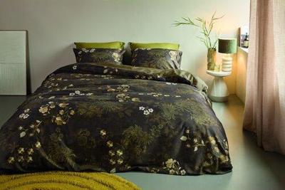Beddinghouse Beddinghouse Dekbedovertrek Darcy Olive Green 200x200/220 cm