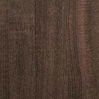 2-delige Badkamermeubelset bewerkt hout bruin eikenkleur - thumbnail