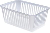 Whitefurze Medium opbergmand 37 cm, transparant - thumbnail