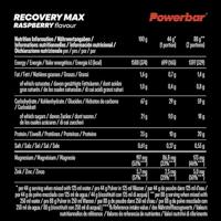 PowerBar Recovery Max Isotone drank Framboos 1144g - thumbnail