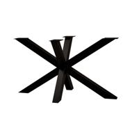 Stalen matrix zwart spinpoot 180 bij 70 cm en hoogte 72 cm (6 x 6 cm) - thumbnail