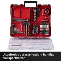 Einhell TE-CD 18/40 Li-i +64 (2x2,0Ah) Accu-klopboor/schroefmachine 2 snelheden Incl. 2 accus, Incl. lader, Incl. koffer - thumbnail