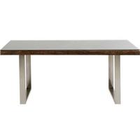 Conley Eettafel 180 X 90 Cm - Hout En Verchroomd Metaal - thumbnail