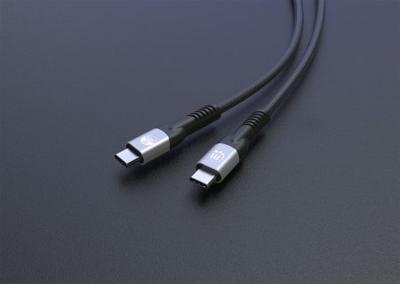 Manhattan Thunderbolt-kabel Thunderbolt (USB-C) stekker 1.00 m Zwart Stekker past op beide manieren, Afgeschermd (dubbel) 356374 - thumbnail