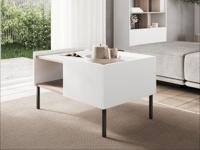 Salontafel JULIE 90 cm wit/sonoma eik - thumbnail