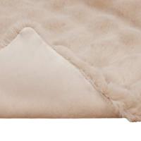 Neppels Konijnenbont Deken Beige 220 x 240 cm Polyester - thumbnail