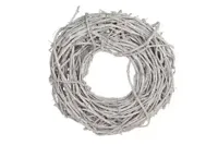 Krans Druifhout Ø50cm Wit - thumbnail