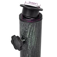 VidaXL Parasolvoet 12 kg 48 cm gietijzer - thumbnail
