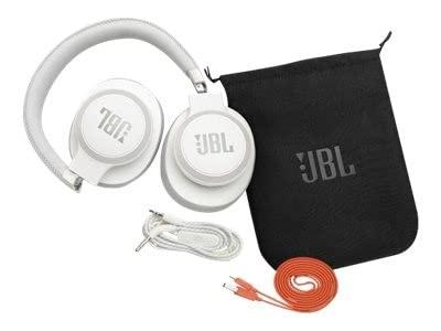 JBL Live 650BT - Hoofdtelefoon (draadloos, hoofdband, binauraal, 16-20.000 Hz, 32 ohm, wit)