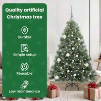 Kunstkerstboom met 150 LED met standaard Groen 150 cm PE en PVC - thumbnail