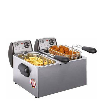 Fritel FR 1850 DUO Frituurpan 6 l Dubbel Roestvrijstaal Vrijstaand 4400 W Fritel FR 1850 DUO Frituurpan 6 l Dubbel Roestvrijstaal Vrijstaand 4400 W
