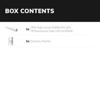 Set van 2 LED TL Buizen 120 cm - T8 (G13) - 18W 2880lm - 160lm/W - High lumen - vervangt 96W (96W/860) - 6000K - flikkervrij - thumbnail