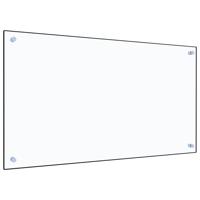 VidaXL Spatscherm keuken 90x50 cm gehard glas transparant - thumbnail