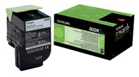 Lexmark Return Program toner 802, 1.000 pagina's, OEM 80C20K0, zwart - thumbnail