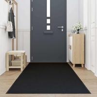 Deurmat 115x400 cm zwart - thumbnail
