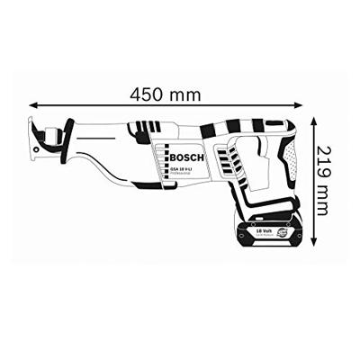 Bosch Blauw GSA 18 V-Li accu reciprozaag | zonder accu&apos;s en lader - 060164J000