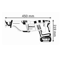 Bosch Professional GSA 18V-LI Accu Reciprozaag 18V Basic Body - 060164J000 - thumbnail