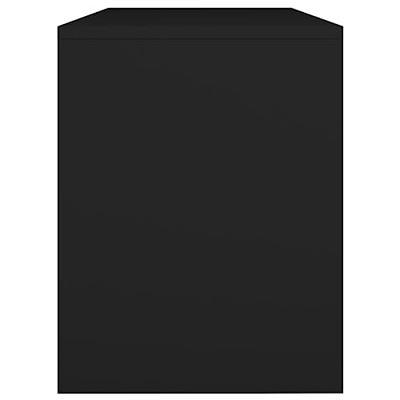 Kaptafelkruk 70x35x45 cm bewerkt hout zwart