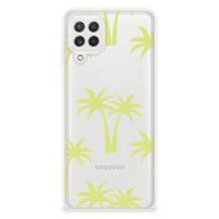 Samsung Galaxy A22 4G | M22 | TPU Case | Palmtrees - thumbnail