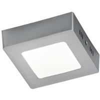 LED Plafondlamp Vierkant 5W Warm Wit 3000K Mat Nikkel Aluminium - thumbnail