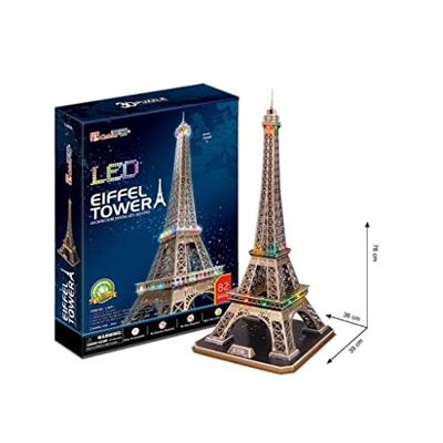 3D-puzzel van de Eiffeltoren met Ledverlichting