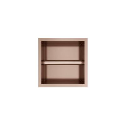 Hotbath &MORE Inbouw nis & borstelgarnituur 90x16x12,6cm Geborsteld Koper PVD Hotbath &MORE Inbouw nis & borstelgarnituur 90x16x12,6cm Geborsteld Koper PVD
