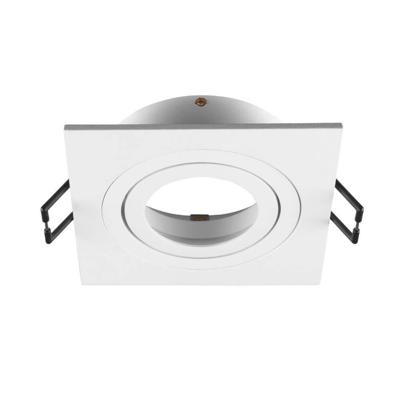 SLV InbouwringNew Tria 75 vierkant wit - zonder fitting - 1007349