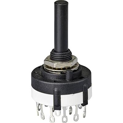 TRU COMPONENTS TC-9415604 SR26A4-4-3-R-29 Draaischakelaar 250 V 150 mA 12 x 30 ° 1 stuk(s)