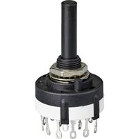 TRU COMPONENTS TC-9415604 SR26A4-4-3-R-29 Draaischakelaar 250 V 150 mA 12 x 30 ° 1 stuk(s) - thumbnail