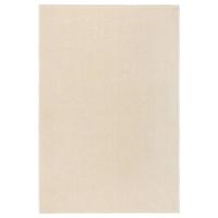 VidaXL Vloerkleed kortpolig 160x230 cm crèmekleurig - thumbnail