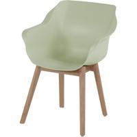 Hartman Tuinstoel 'Sophie Teak' met armleuning, kleur Mint - thumbnail