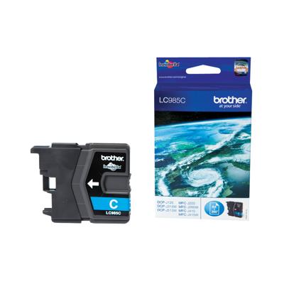 Originele inktcartridge Brother LC985C Cyaan - thumbnail