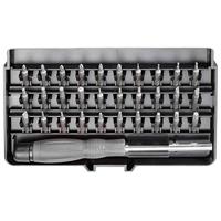 TOOLCRAFT 820935 Bitset 31-delig Plat, Kruiskop Phillips, Kruiskop Pozidriv, Inbus, T-profiel - thumbnail