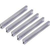 Sygonix SY-6801166 Kabelgoot (l x b x h) 2000 x 25 x 60 mm 5 stuk(s) Grijs - thumbnail