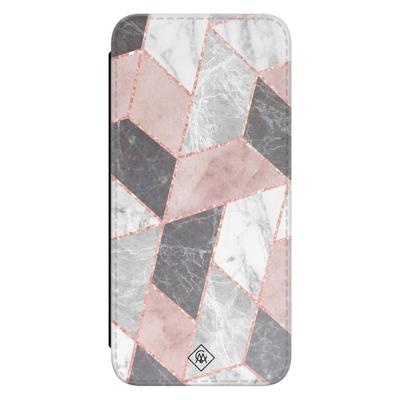 Samsung Galaxy A54 flipcase - Stone grid Samsung Galaxy A54 flipcase - Stone grid