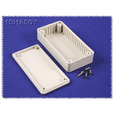 Hammond Electronics 1591ASGY Universele behuizing 100 x 50 x 25 ABS Grijs-wit (RAL 7035) 1 stuk(s)