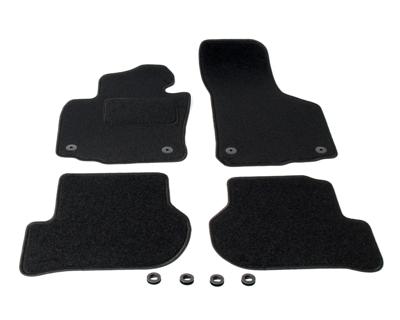 Automatten op maat - zwart stof - VW Golf 5 2003-2008