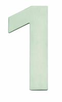 Intersteel Huisnummer 1Numbra 150x2mm RVS - 0035.402071 - thumbnail