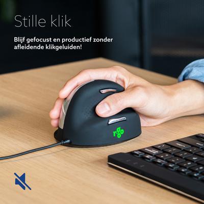 R-Go Tools Ergonomische muis R-Go HE Break met pauzesoftware, medium (handlengte 165-185mm), rechtshandig, bedraad, zwart R-Go Tools Ergonomische muis R-Go HE Break met pauzesoftware, medium (handlengte 165-185mm), rechtshandig, bedraad, zwart