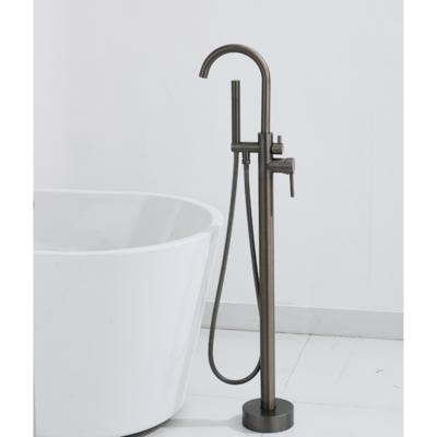 Vrijstaande Badkraan BWS Exclusive met Handdouche Gunmetal Vrijstaande Badkraan BWS Exclusive met Handdouche Gunmetal