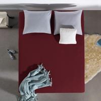 RoyalTextile - Hoeslaken Dubbel Jersey - Rood - 140 x 200/210/220 - thumbnail